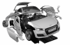 Airfix 6054 QUICKBUILD Audi TT Coupe - Blue